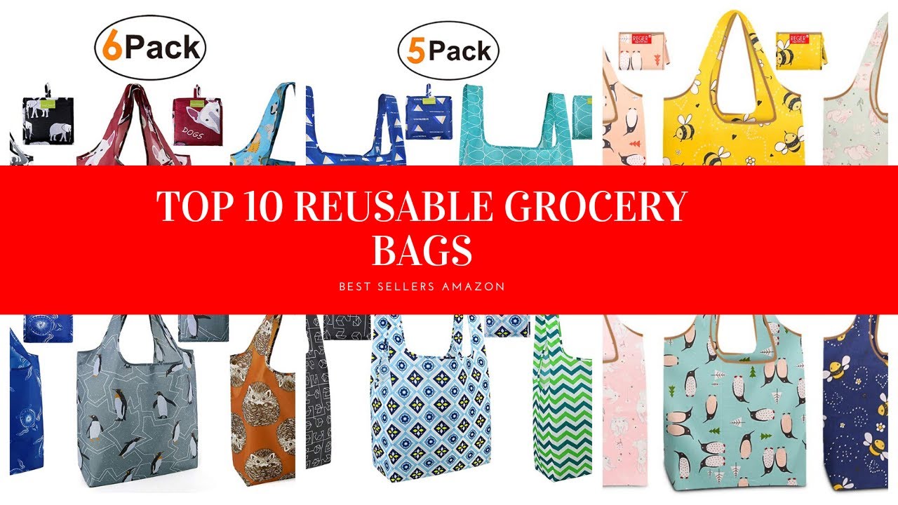 ✔️ TOP 10 REUSABLE GROCERY BAGS 🛒 Amazon 2020