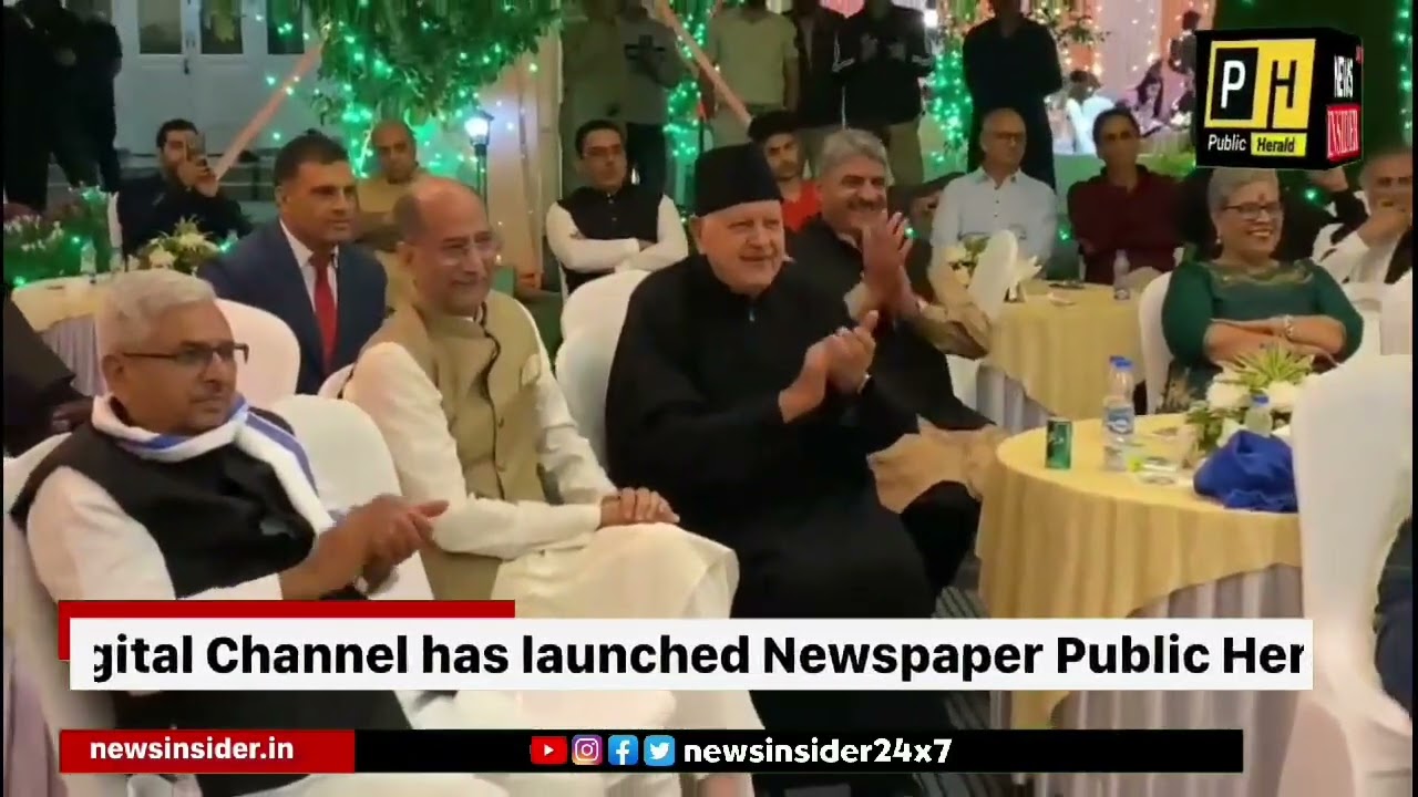 Dr. Farooq Abdullah groove to 'Mere Mehboob Qayamat Hogi' at famous Singer Waqar Khan's wedding