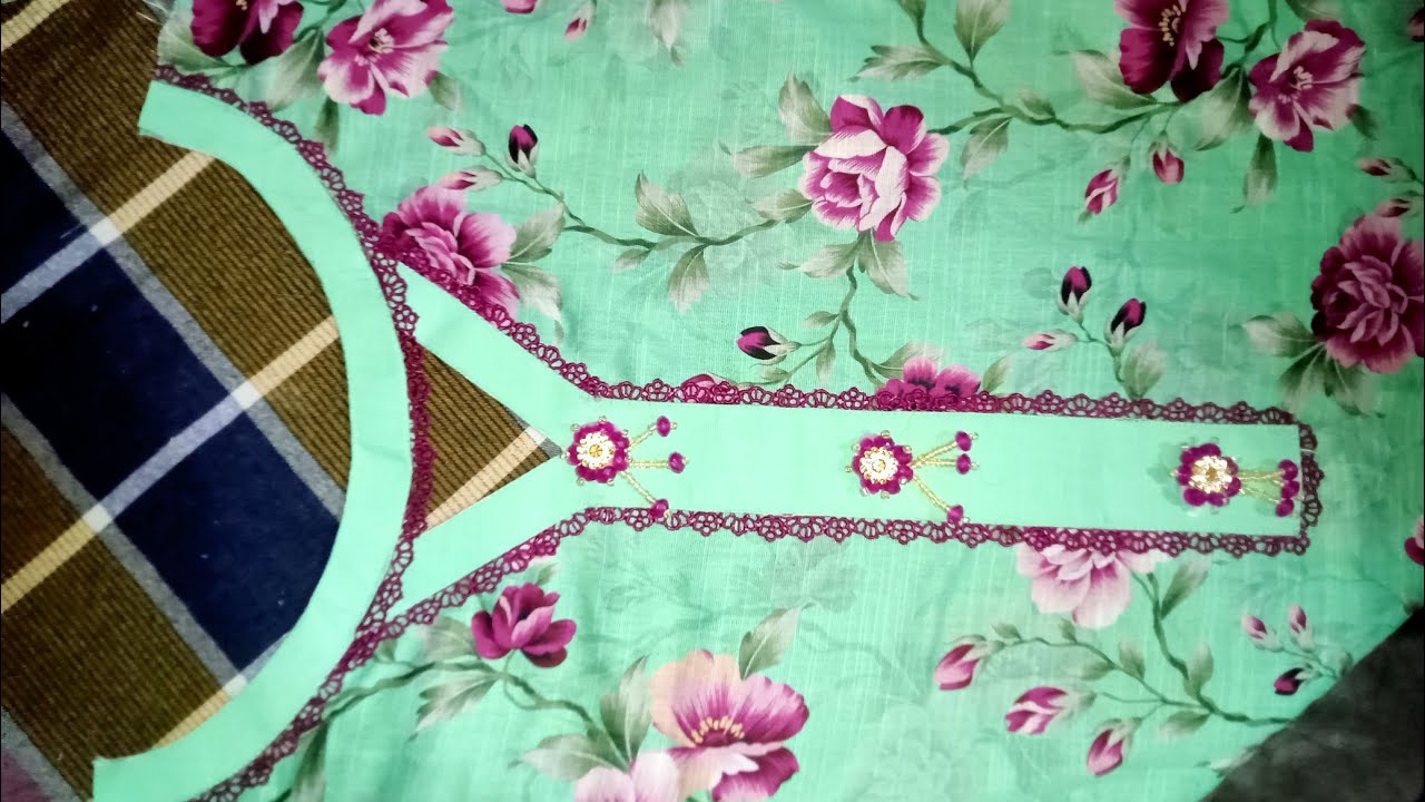 Brand style 😍 Neck patti bnane ka Asan tarika | Neck design 2026 by JaveriaHanifKhan