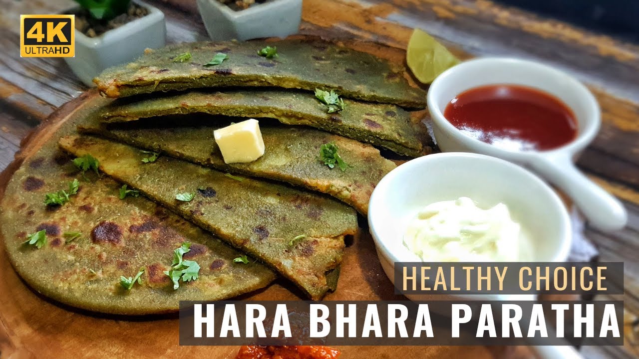 Hara Bhara Paratha Recipe In Hindi | Palak Paratha Recipe | हरा भरा पराठा
