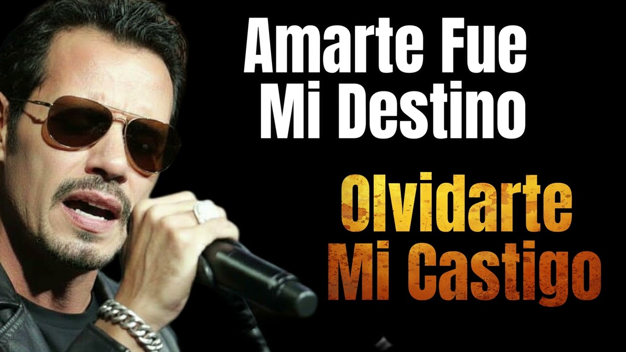 Marc Anthony – Sigues Viviendo en Mí 💔 | Bolero Triste que Habla del Amor que No Se Olvida