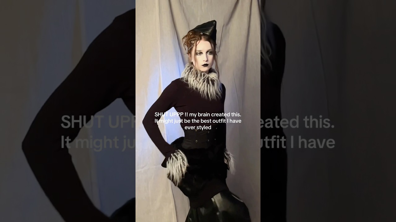 it&rsquo;s kind of giving Mugler? My brain created this #mugler #ootd #highfashion #maximalism