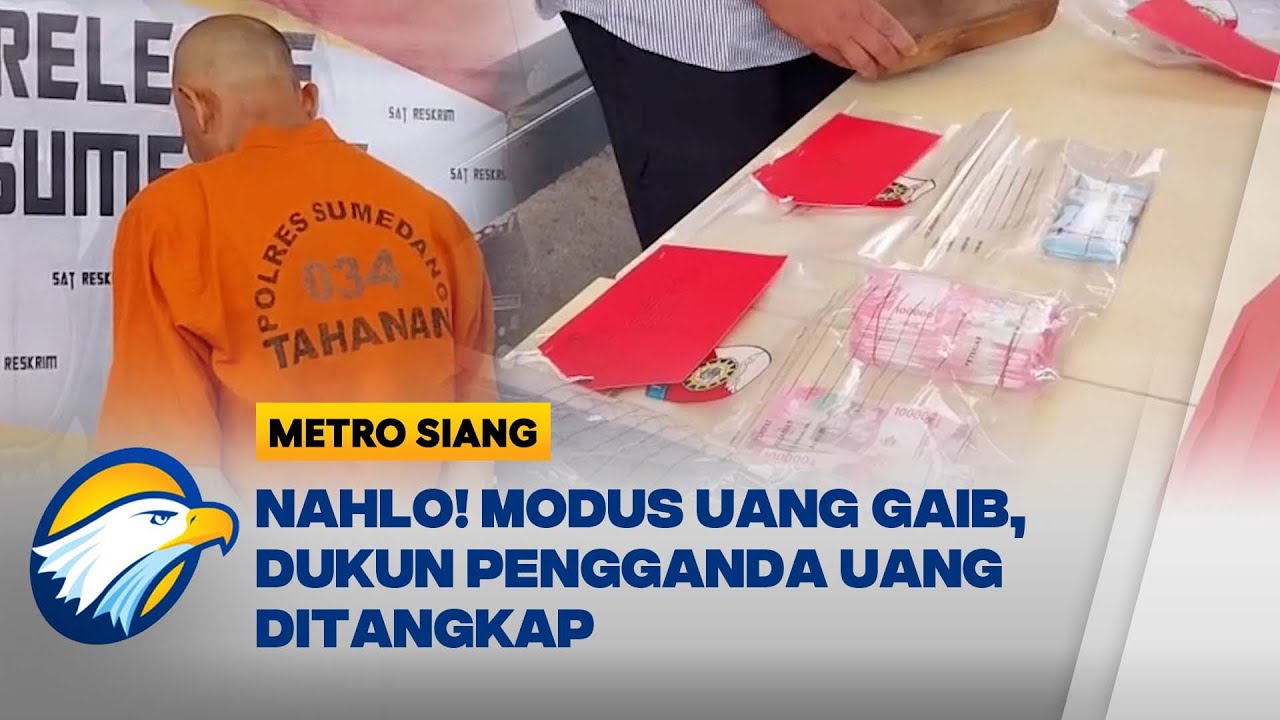 Modus Gandakan Uang, Dukun di Sumedang Ditangkap Polisi | Metro Siang