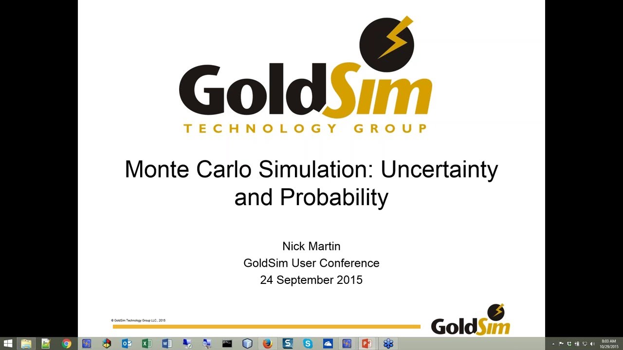 Monte Carlo Simulation  Uncertainty and Probability