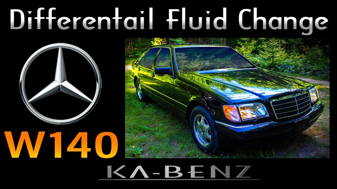 Mercedes-Benz W140 S-Class Change Differential Fluid.