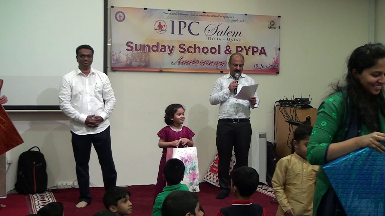 SUNDAY SCHOOL & PYPA ANNIVERSARY - 2019 IPC SALEM DOHA QATAR