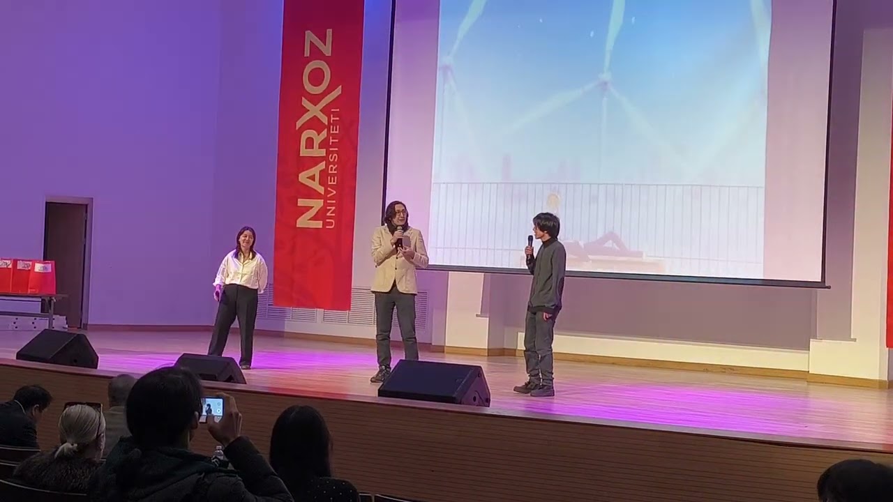 Kimi no kioku (Memories of you) performed live in Kazakhstan, Almaty, Narxoz University