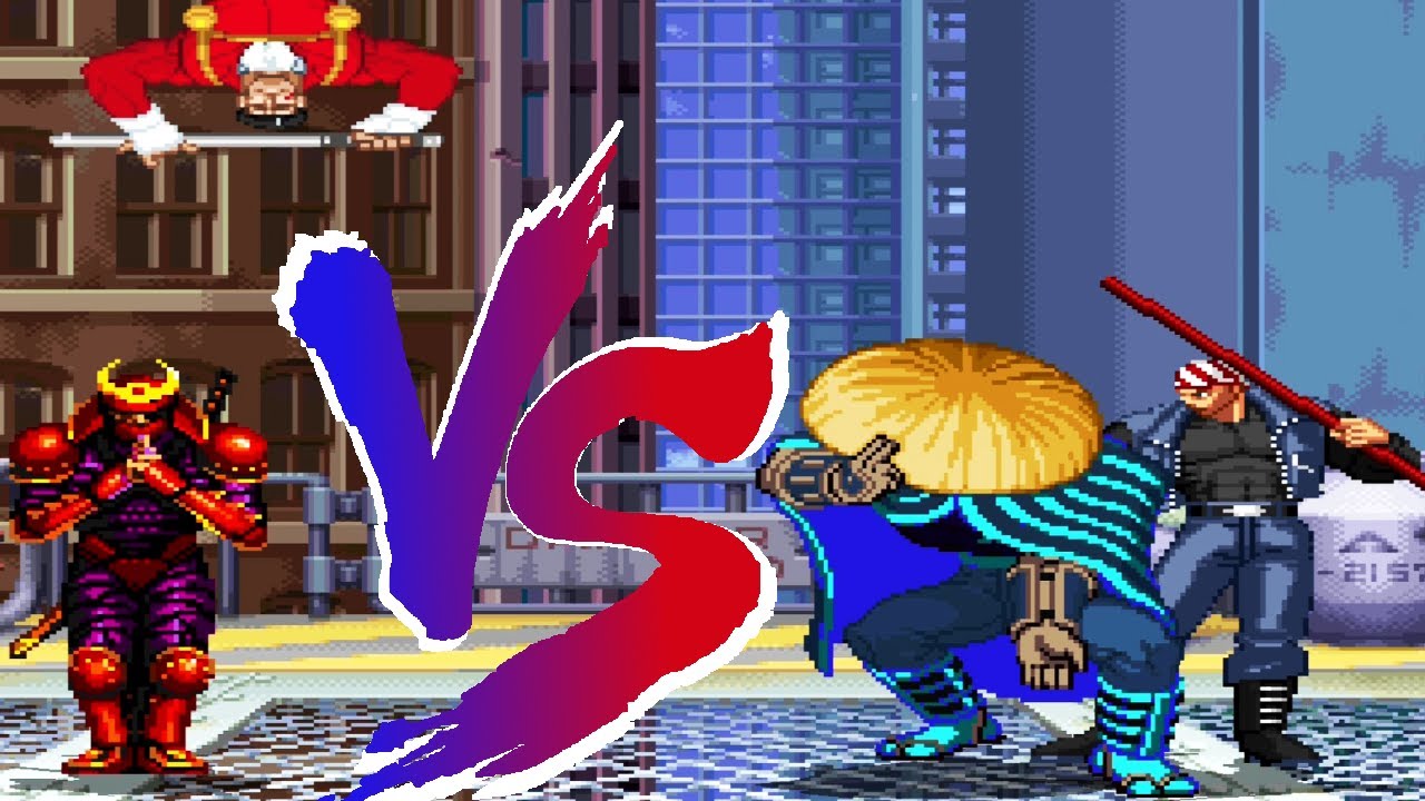 Rolento F. Schugerg & Yamato VS Sodom & Billy Kane Mugen Street Fighter VS Streets of Rage VS KOF