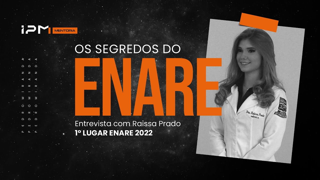 Como Passar em 1º Lugar no ENARE | Entrevista com Raissa Prado