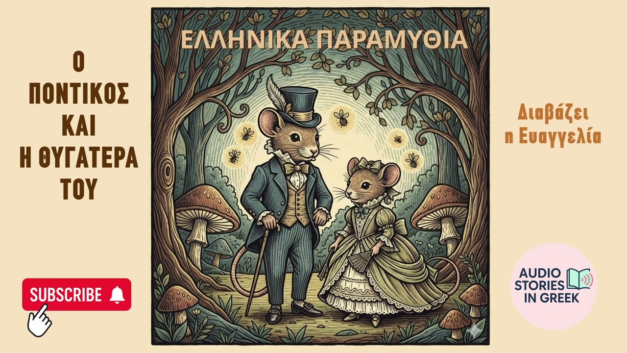 Ο ΠΟΝΤΙΚΟΣ ΚΑΙ Η ΘΥΓΑΤΕΡΑ ΤΟΥ - Αφήγηση Ελληνικών Παραμυθιών (Μύθοι Ζώων)
