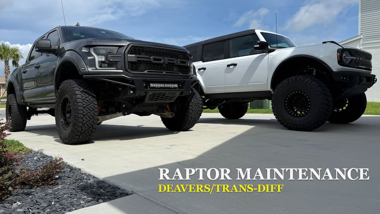 Обслуживание Ford Raptor: масло, трансмиссия, дифференциал и пружины Диверса