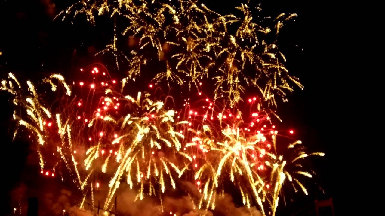 Ruhrorter Hafenfest Duisburg Feuerwerk 2015