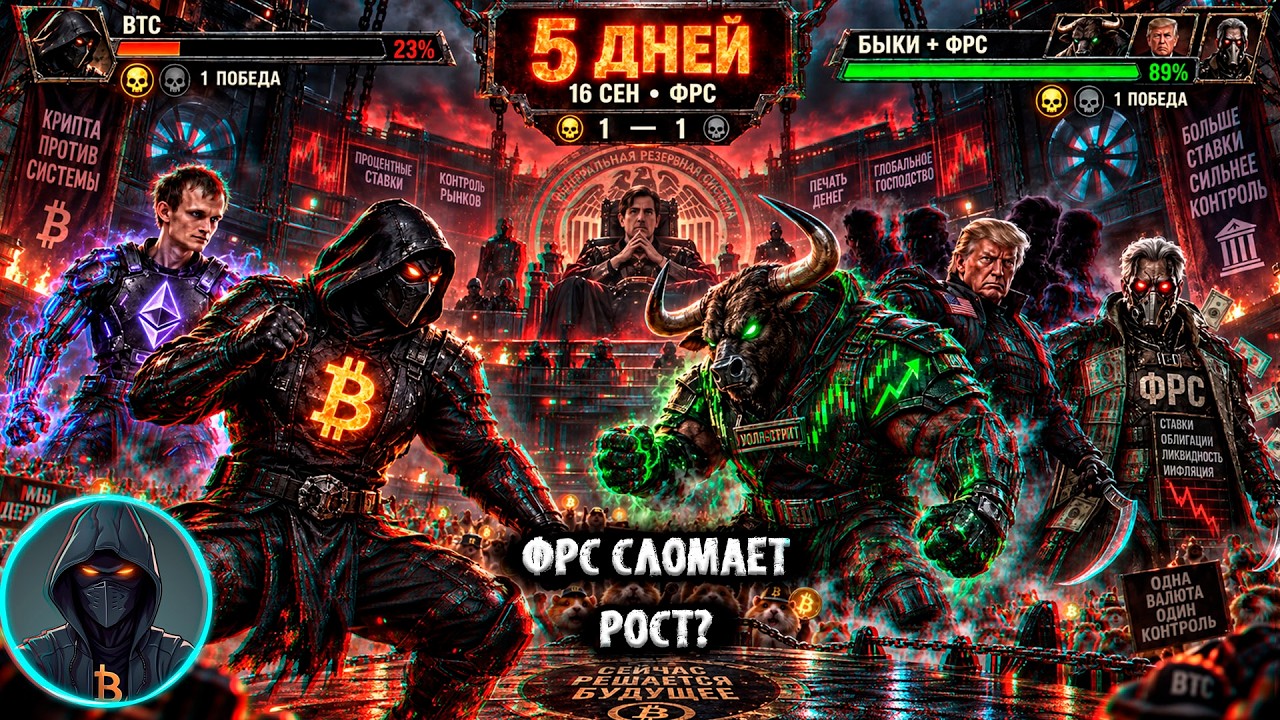 Биткоин: рост или ловушка перед ФРС? Прогноз BTC