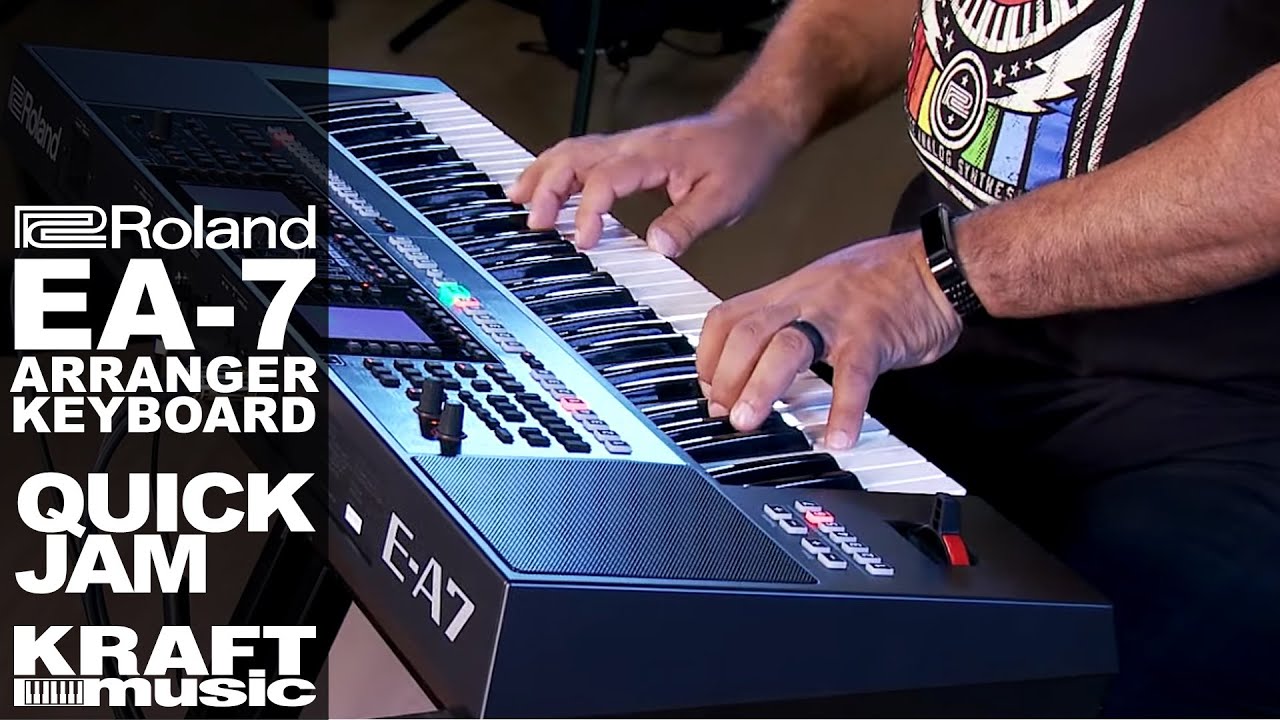 Roland EA-7 Arranger Keyboard - Quick Jam with Ed Diaz
