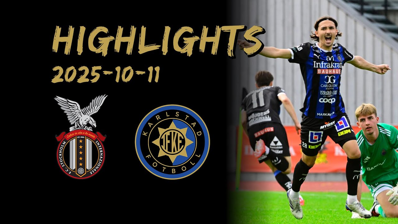 Highlights — Stockholm Internazionale - Karlstad Fotboll