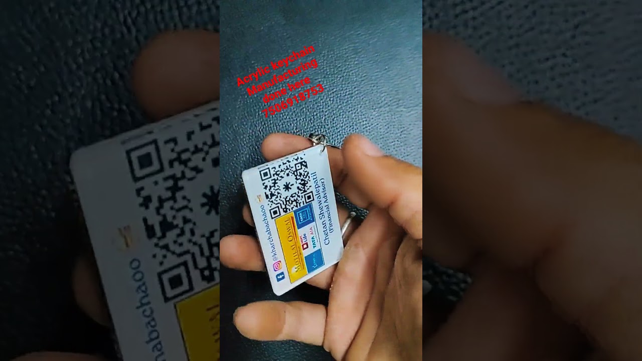 acrylic keychain customised making done 👍🏻#acrylic #barcode #yourfavouritething #youtubeshorts #zam