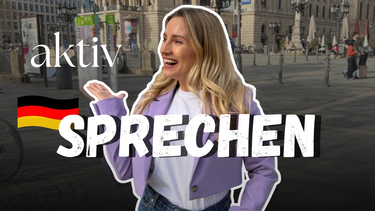 AKTIV SPRECHEN - 30-Tage - SO geht`s 🔥 - Learn German Fast