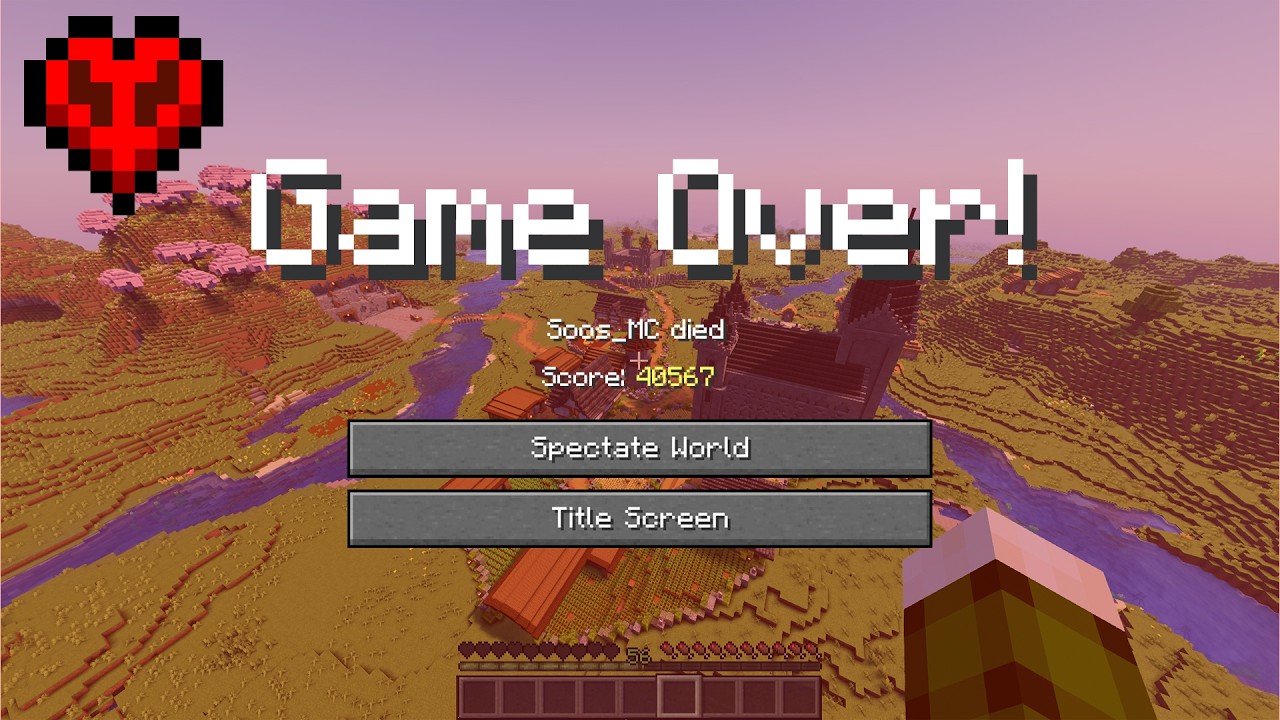I Lost My Minecraft Hardcore Forever World...