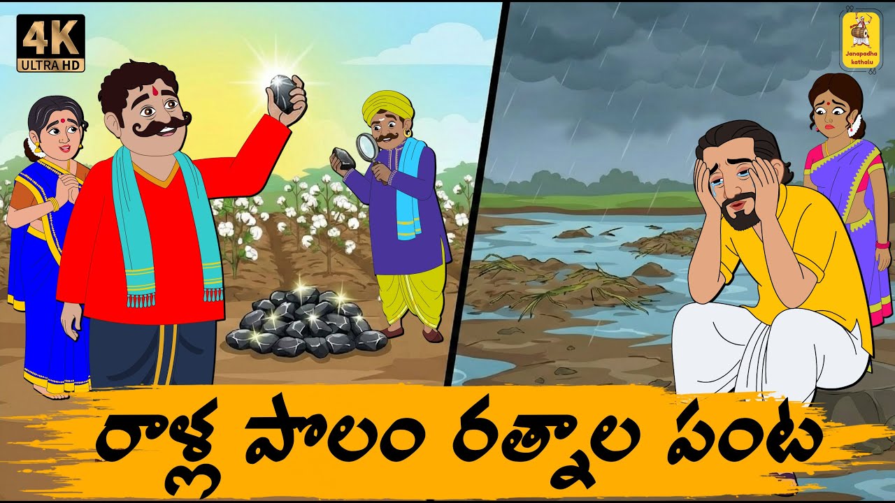 Telugu Stories - రాళ్ల పొలం రత్నాల పంట - moral stories in telugu - Neethi kathalu - Janapada kathalu