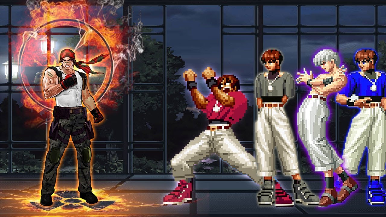 [Mugen KOF] Nuclear Ralf Team Vs Chris Team