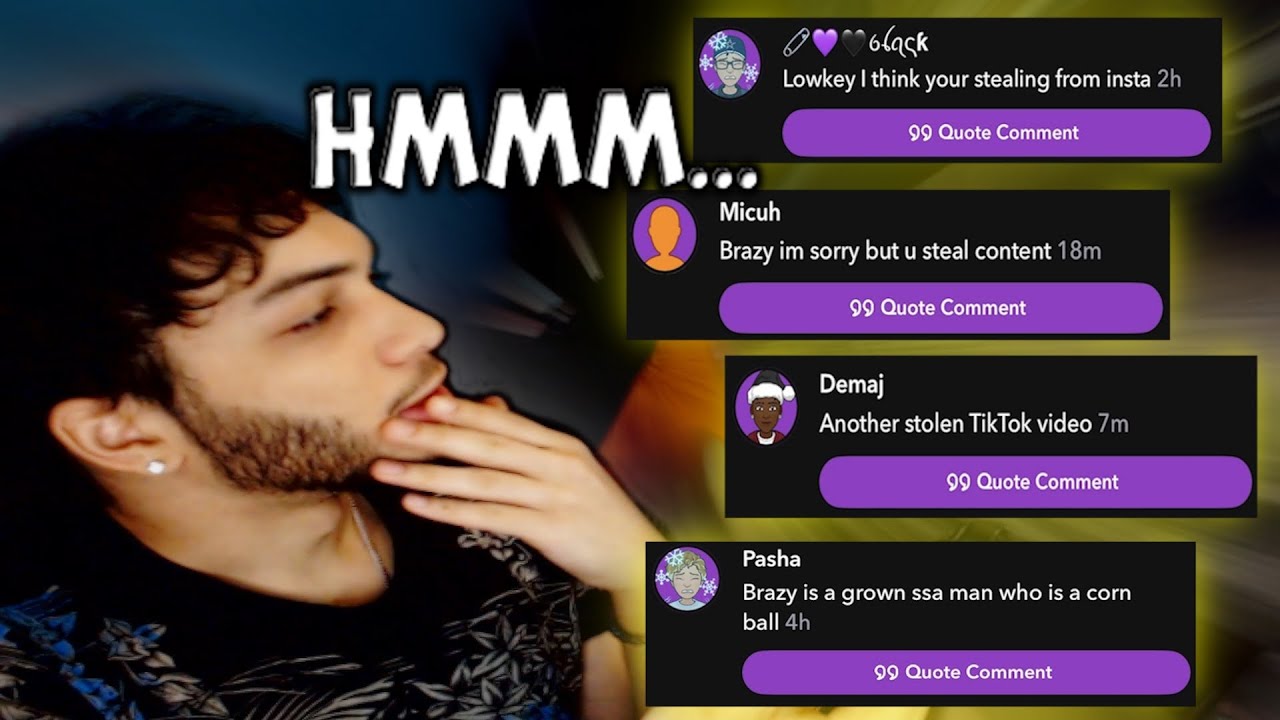 Reacting to My Snapchat Spotlight Comments...