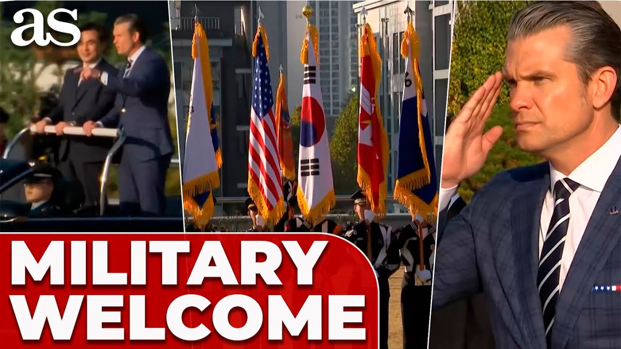 HEGSETH receives MILITARY WELCOME in SEOUL ahead of SECURITY TALKS with SOUTH KOREA