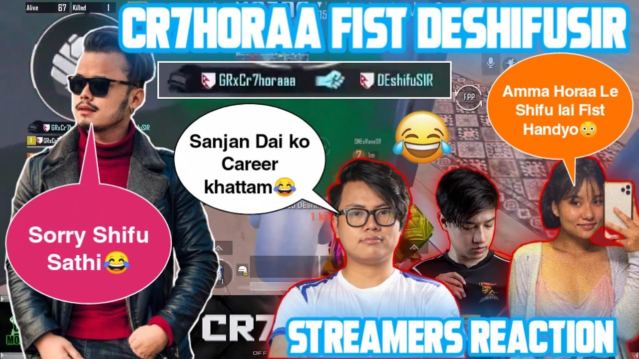 Cr7Horaa FIST DEshifuSIR 😂 || CASTER, MAFIANINJA,WIFFEY AND MR HYOZU REACTION🤣-AneelYT