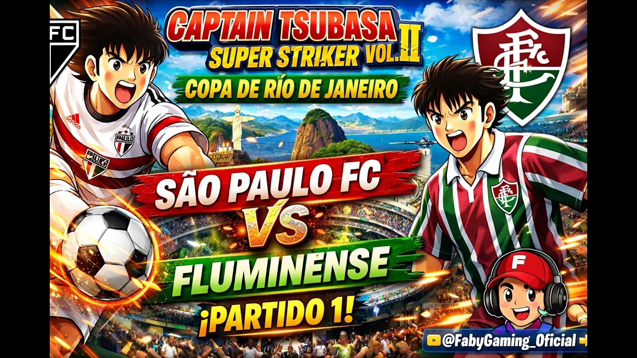 ¡PARTIDAZO ÉPICO! São Paulo FC vs Fluminense 🔥 Goles IMPARABLES | Captain Tsubasa 2.