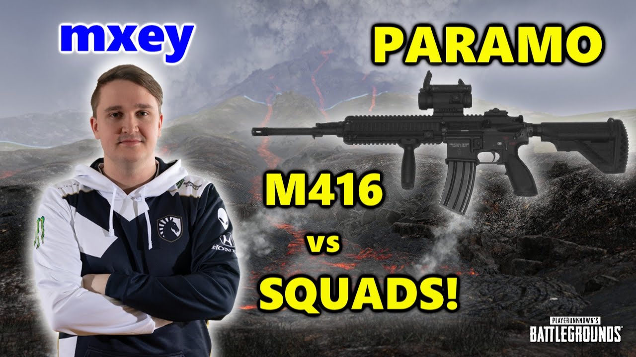 Team Liquid mxey - PARAMO - M416 vs SQUADS! - PUBG