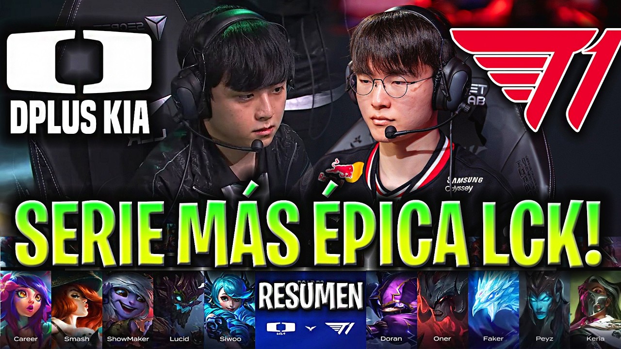 T1 EN LA SERIE MÁS ÉPICA DE LA LCK! 😱Todo o nada!🔥 | T1 vs DK Resumen Completo LCK Cup Playoffs 2026