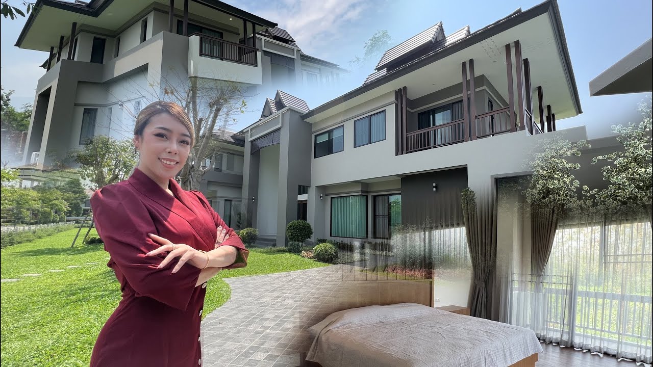 บ้านหรู ในสนามกอล์ฟ กรีนวัลเลย์ แม่ริม เชียงใหม่ ขาย 24 ล้านบาท 315 ตร.ว.  500 ตร.ม. 4 นอน 5 น้ำ
