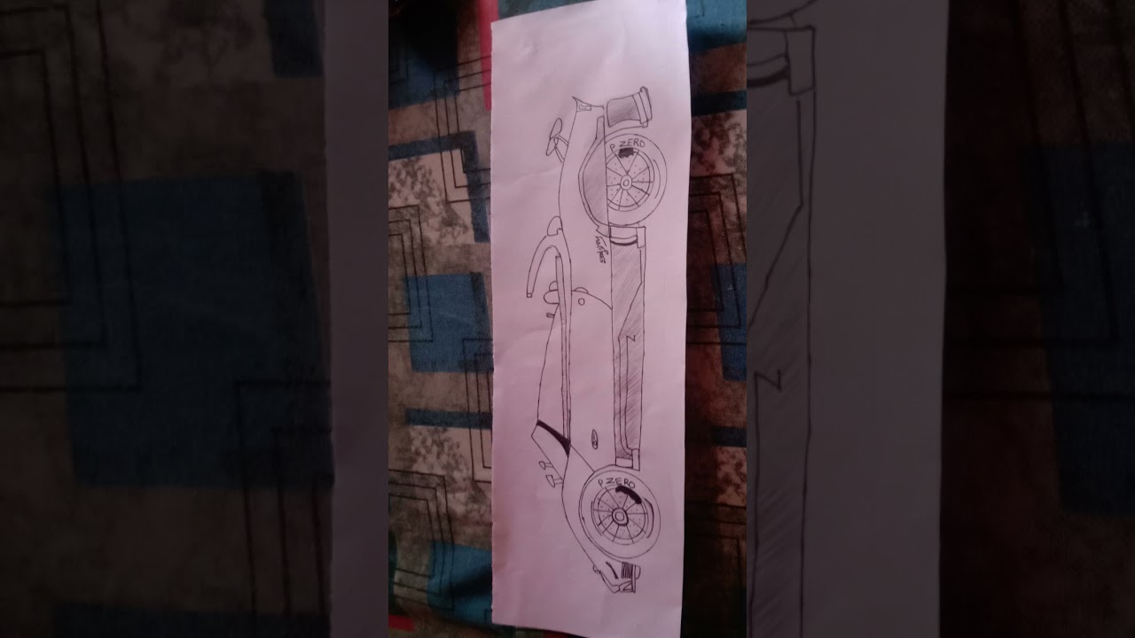 My drawing car pagani