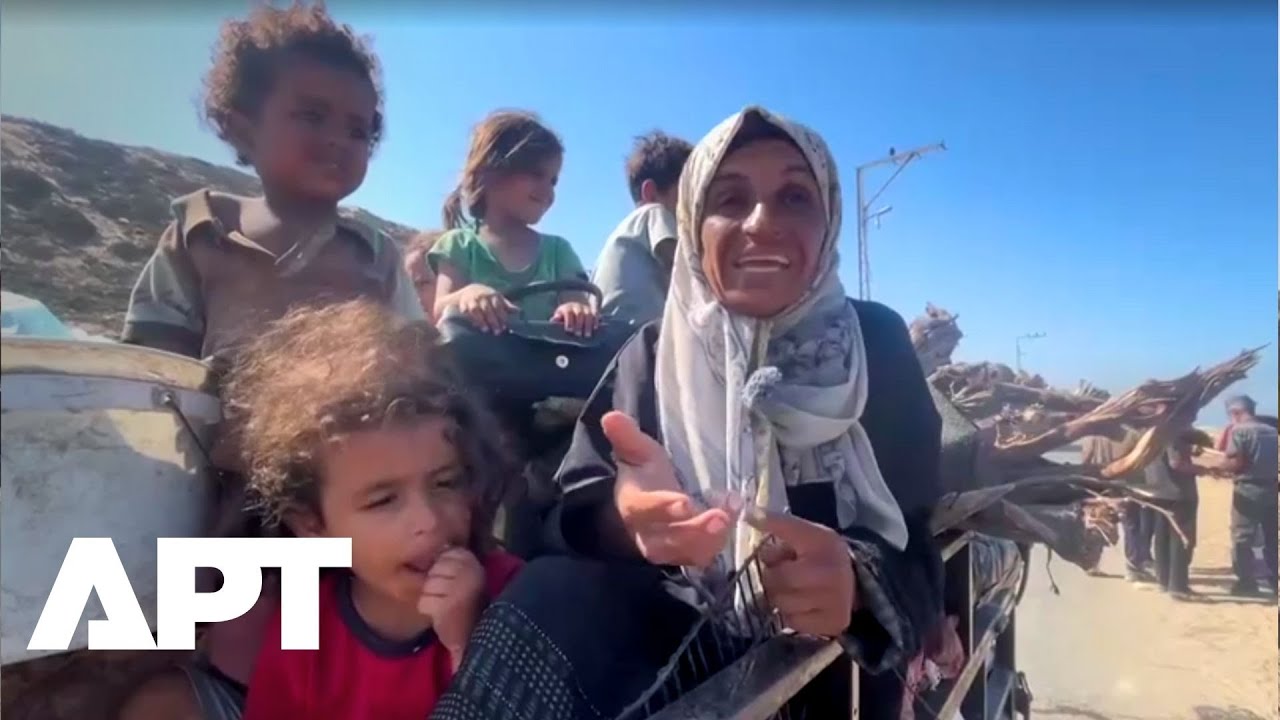 Displaced Palestinians Flee Gaza City as Israeli Bombing Intensifies | APT