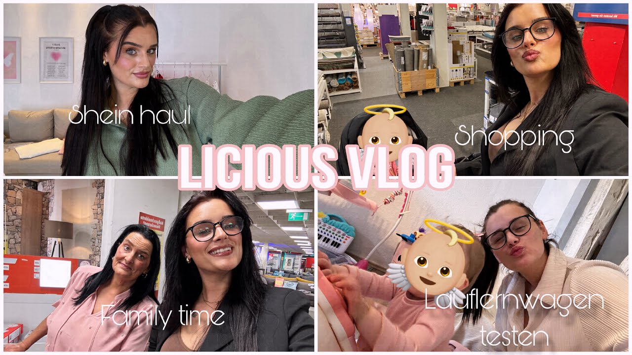 LICIOUS VLOG: Family time, SHEIN Haul + code, Shopping 🩷👼🏼✨🌸