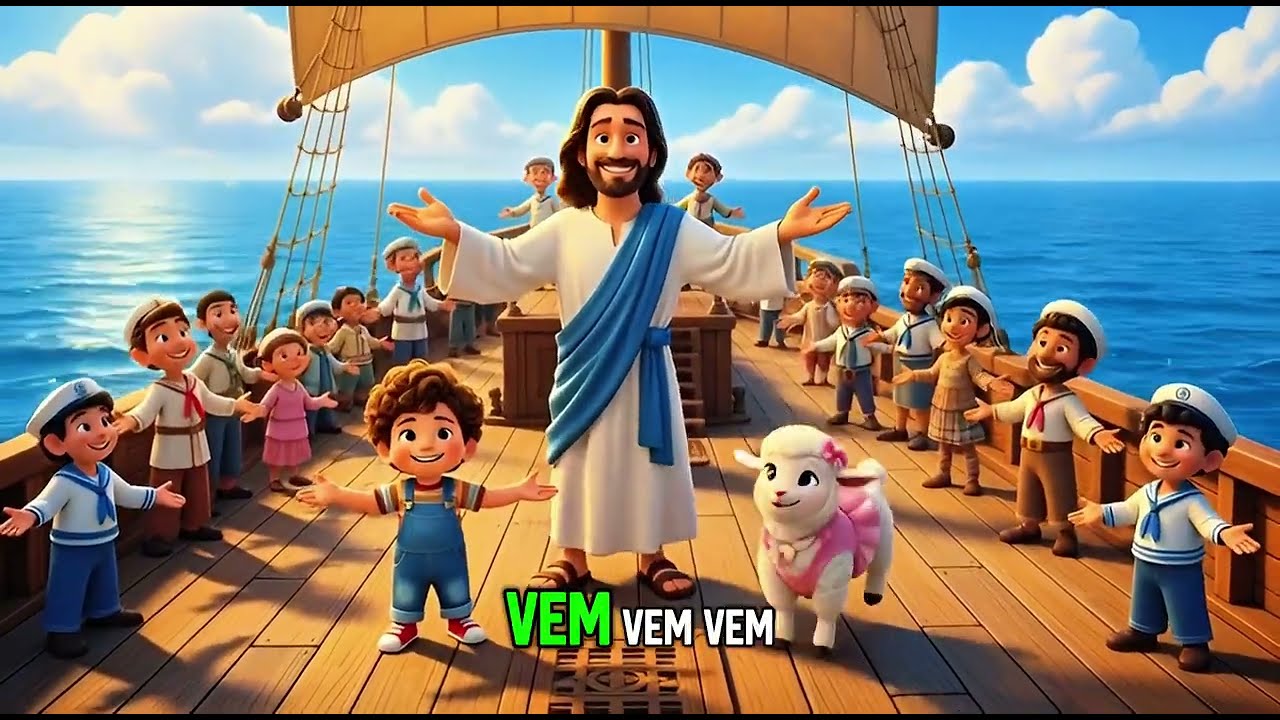 JERUSALÉM QUE BONITA É  VERSÃO INFANTIL | RUAS DE OURO! | MÚSICA INFANTIL CRISTÃ ANIMADA