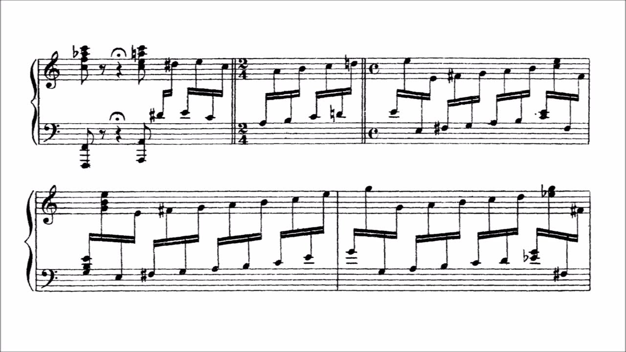 Modest Mussorgsky &ndash; Memories of childhood (1865) [Score]