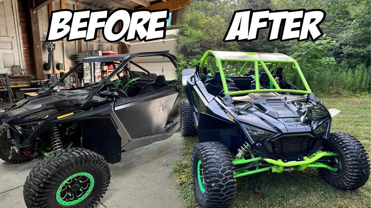 Polaris RZR Pro XP Cage Build с передним и задним бамперами