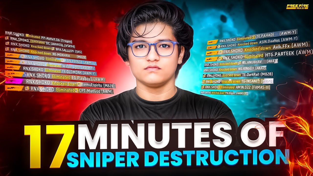 A NEW DAWN OF SNIPER DESTRUCTION 💥TOURNAMENT HIGHLIGHT FREEFIRE MAX 🏆RNX.SHOKO 🚀