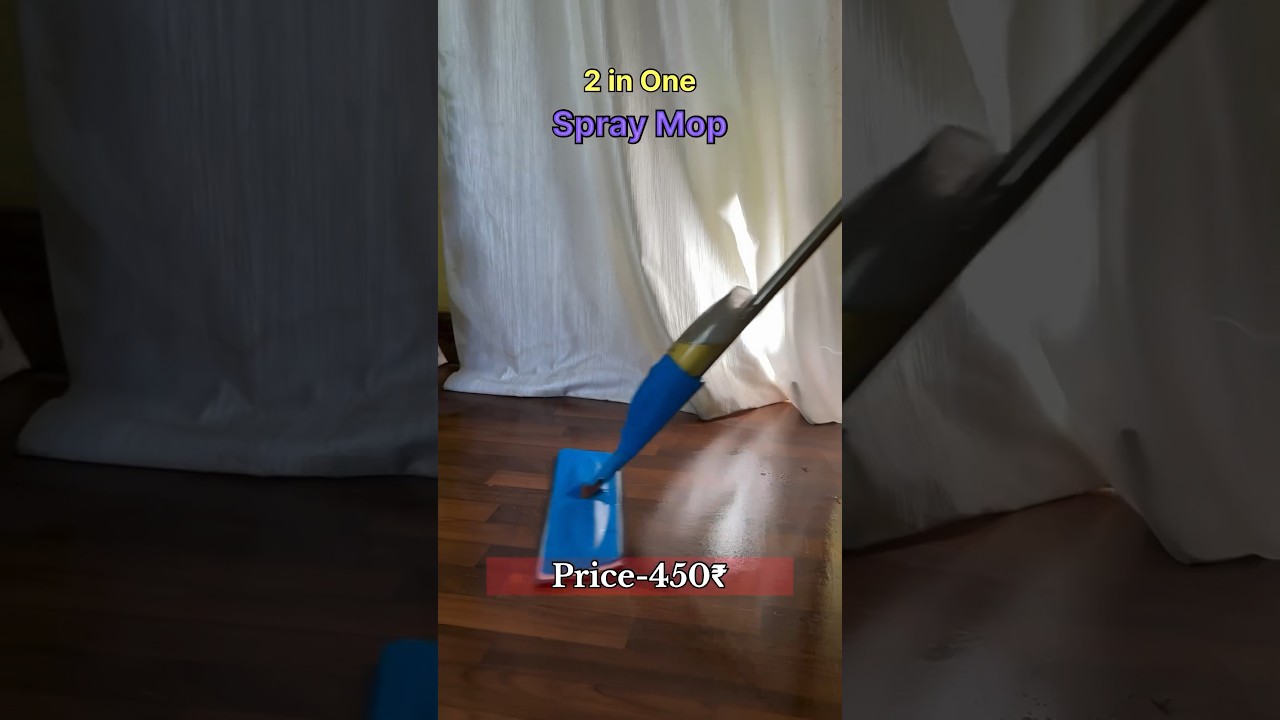 Spray mop Iski help se to alag se pani ki zarurat hi nahi Mere liye pocha lagana bahut easy ho gya😀