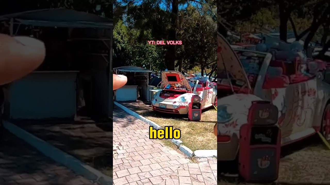 Hello Beetle en cualquier lugar lo ver&aacute;s #beetle #hellokitty #vw #volkswagen #tuning #delvolks #pink