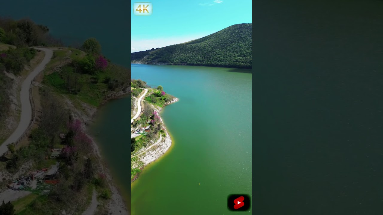 Un lago artificiale nel bel mezzo delle colline marchigiane!