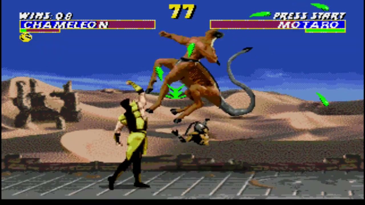 Ultimate Mortal Kombat Trilogy (Genesis) - Chameleon  - Hardest - No Continues