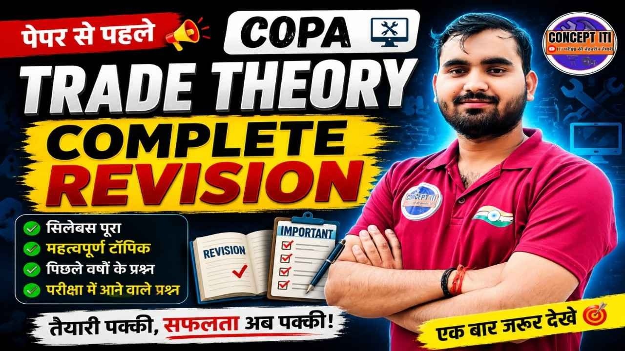 ITI Copa Trade Exam | ITI Copa Exam Paper 2026| Previous Year Question | CONCEPT ITI