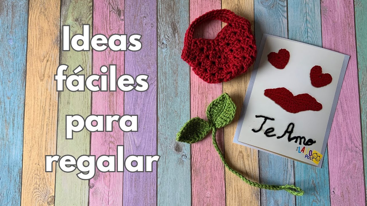 3 ideas fáciles en crochet para regalar 💝 | Detalles pequeños con mucho significado
