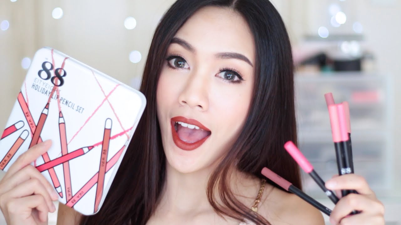 Swatch Ver.88 Holiday Lip Pencil Set ♡ (ENG SUB)