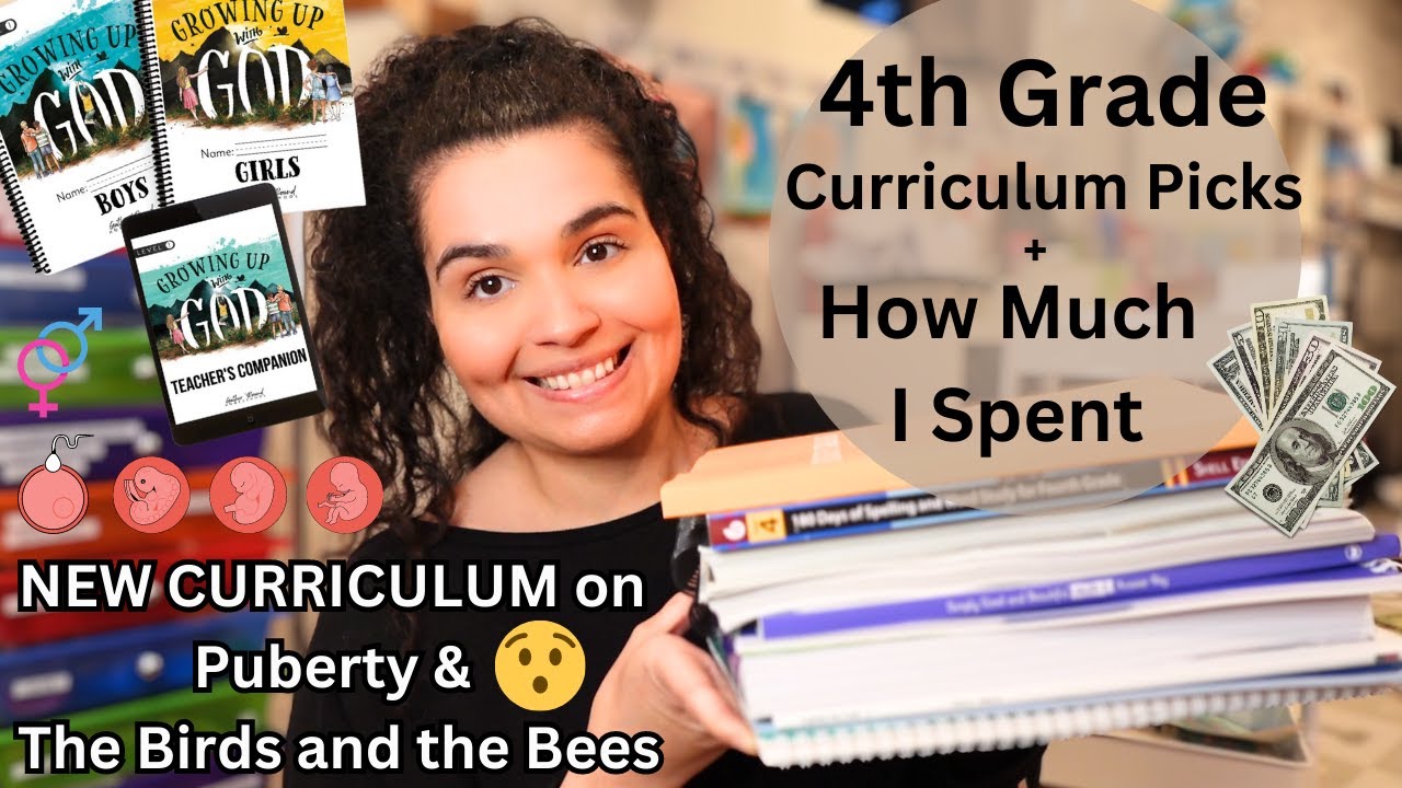 4th Grade HOMESCHOOL CURRICULUM CHOICES 2023 -2024 | How much I spent $$$ | NEW CURRICULUM PICKS