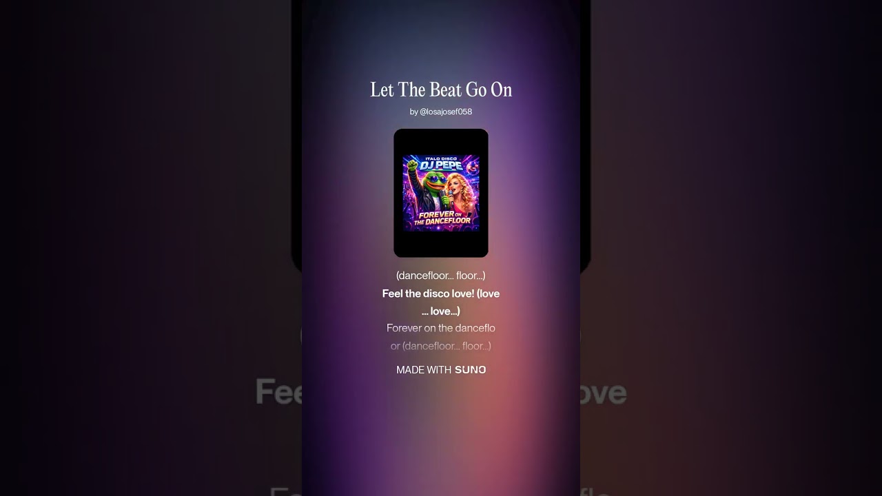Let The Beat Go On