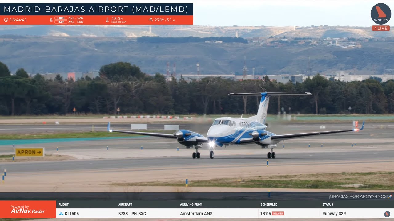 🔴 LIVE Plane Spotting Madrid-Barajas Airport ✈️ | 13/12/2025