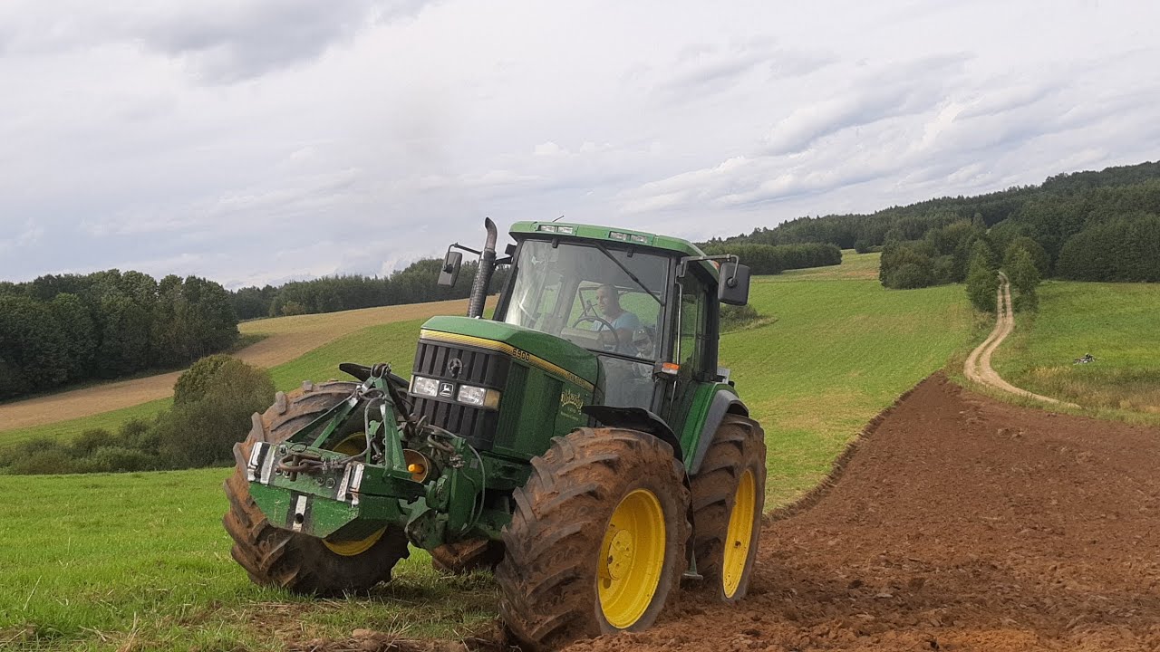 Cięrzka orka johan deere 6900 Keverland 4skiby 