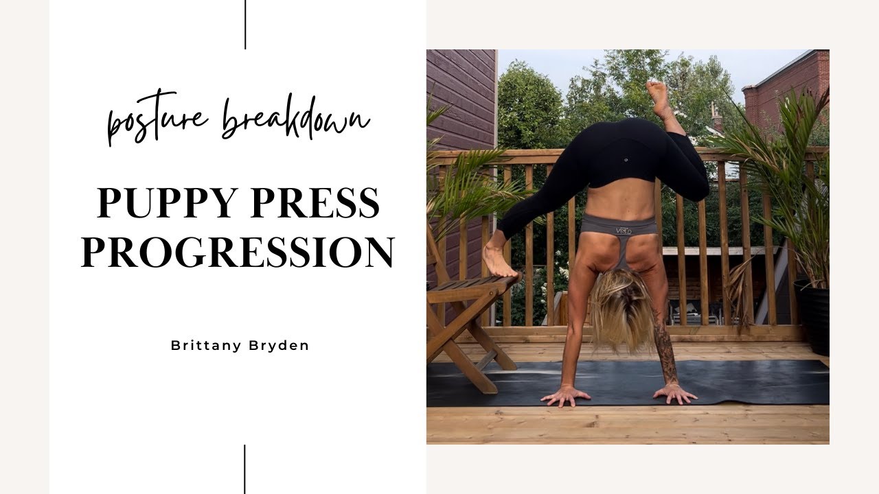 Puppy press tutorial and progression | Handstand tutorial